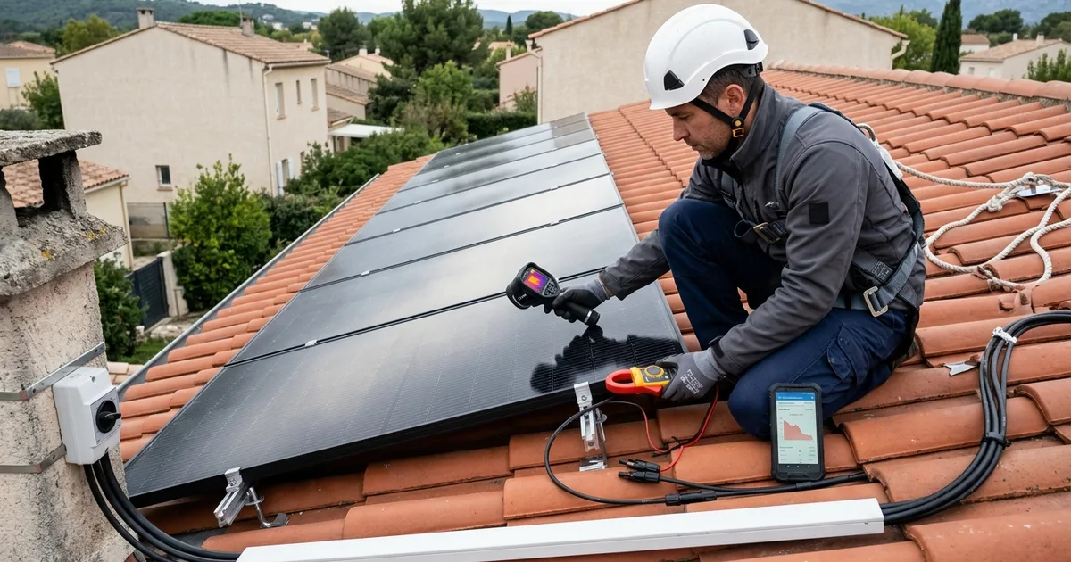 Installation photovoltaïque dans le Var