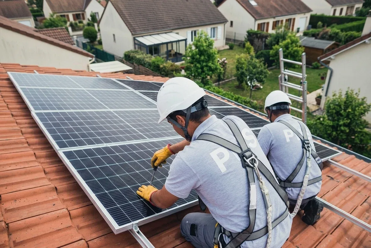 Pose de panneaux solaires à Fréjus